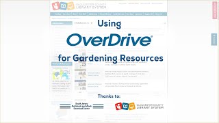 Using OverDrive for Gardening Resources
