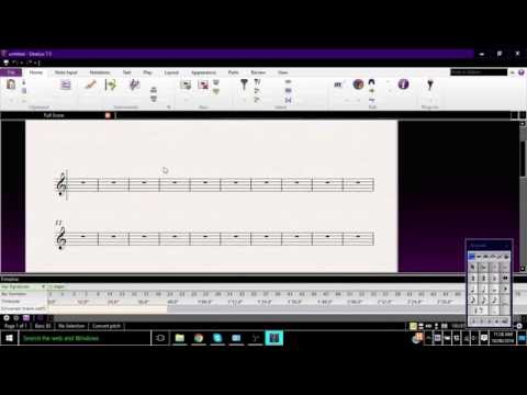 Sibelius Tutorial - The Basics