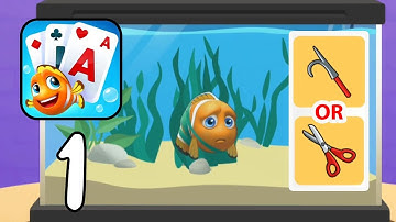 Fishdom Solitaire - ‏‏Gameplay walkthrough Part 1 (iOS, Android)