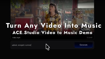 Turn Any Video Into Music: ACE Studio Video to Music Demo