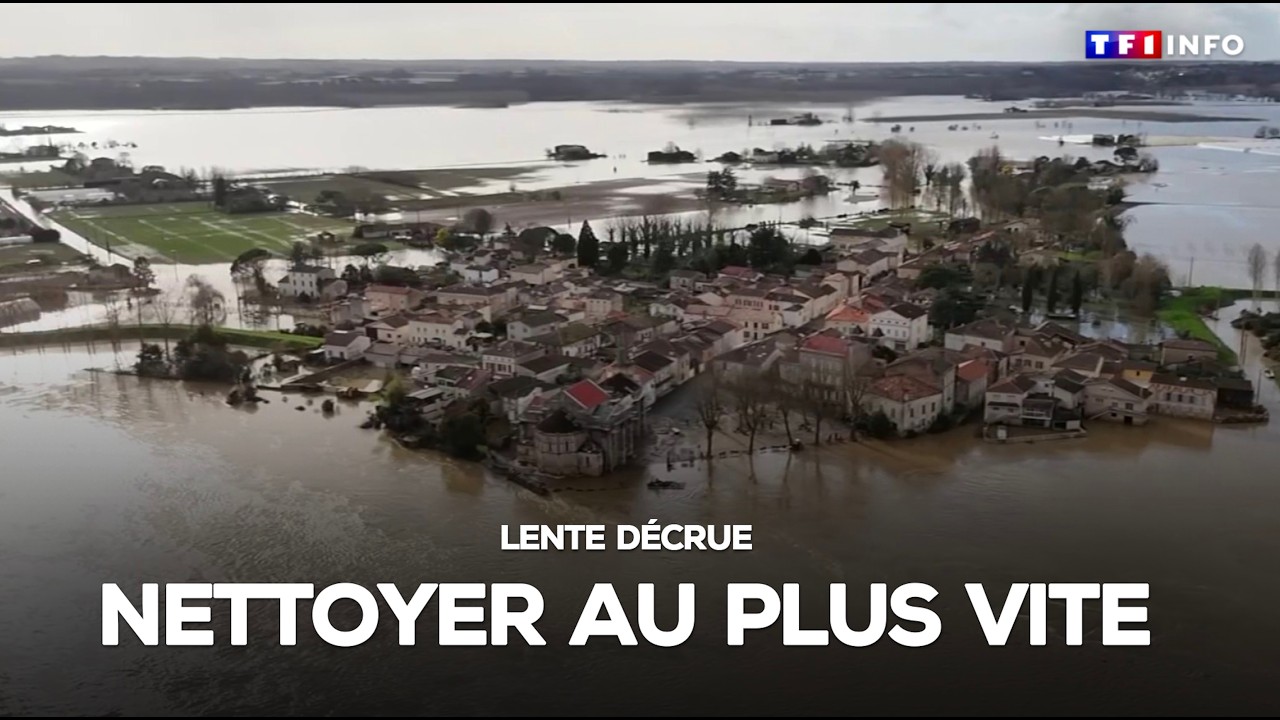 Lente décrue : nettoyer au plus vite｜TF1 INFO
