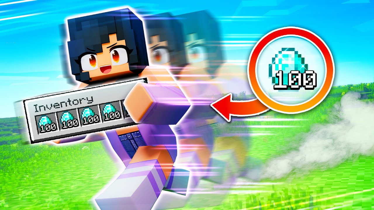 Minecraft But INVENTORY Makes You GO FASTER YouTube