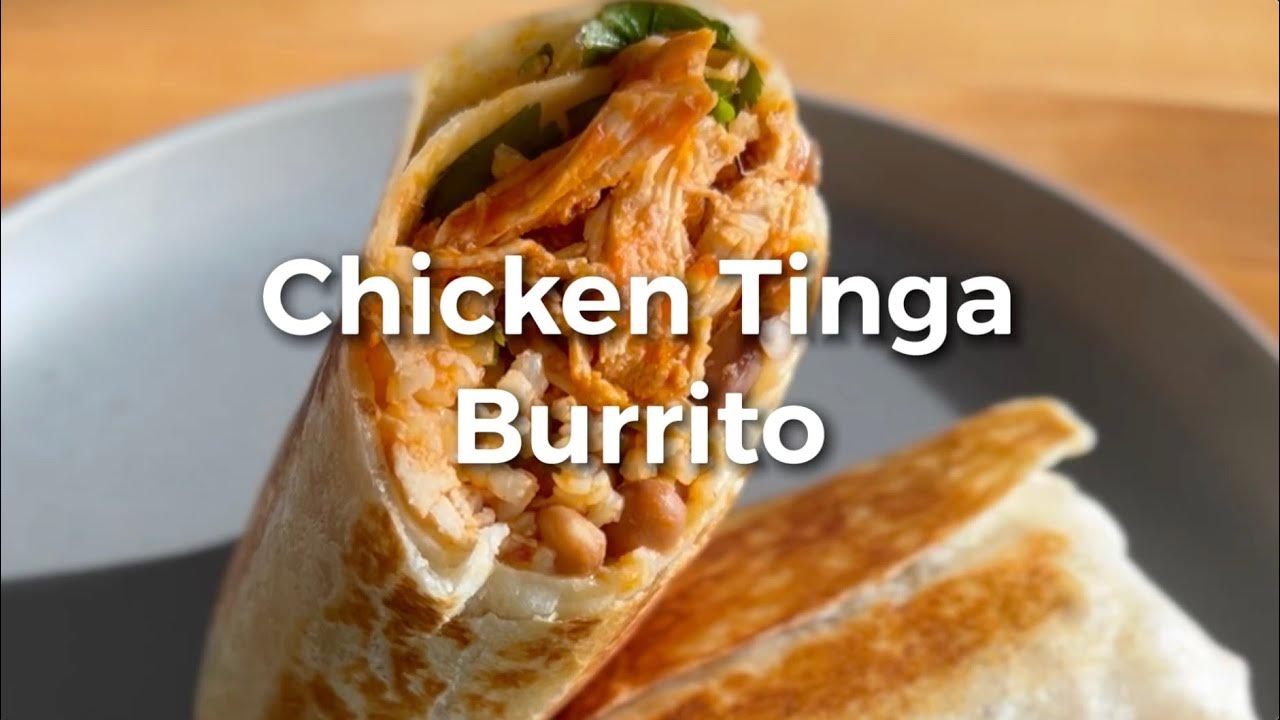 Chicken Tinga Burrito YouTube