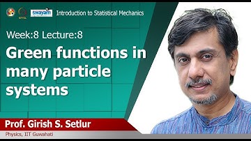 Lec 30:- Green functions in many particle systems