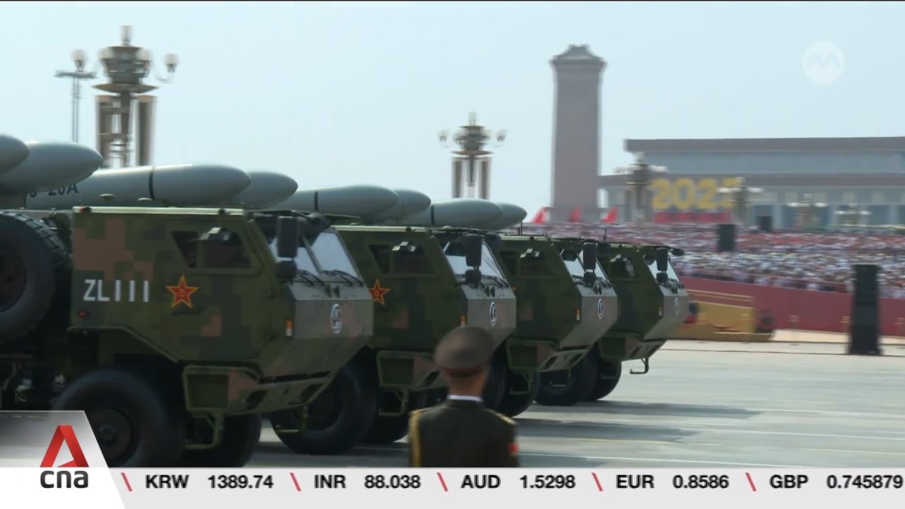 China displays military might at Victory Day parade marking 80 years since World War II