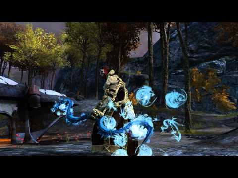 Ghastly Longbow skin and animation Guild Wars 2