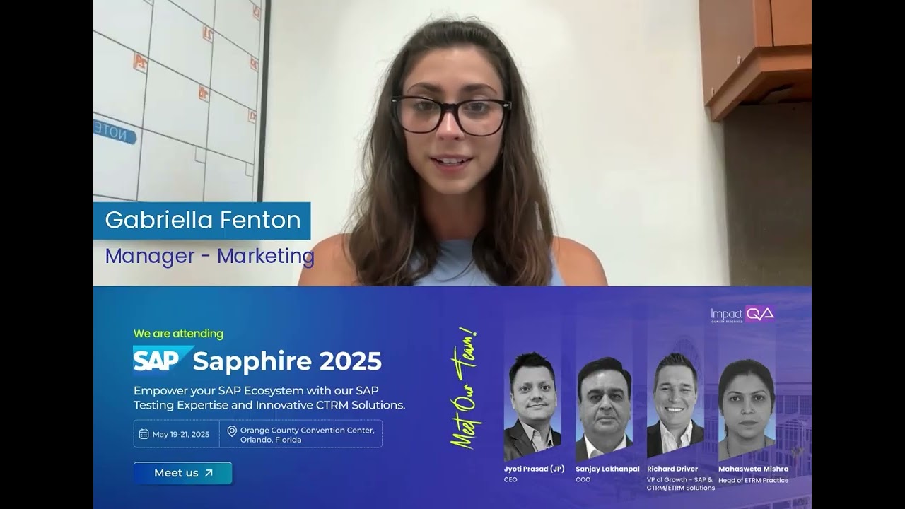 ImpactQA at SAP Sapphire Orlando 2025