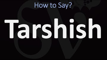 How to Pronounce Tarshish? (CORRECTLY)