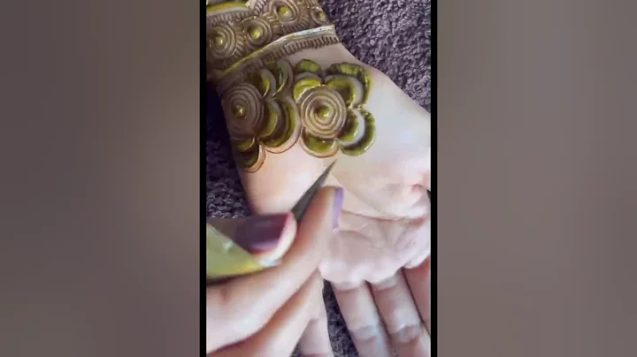 #Mehndi Ki Design 🥰♥️💫 #Viral Short Video