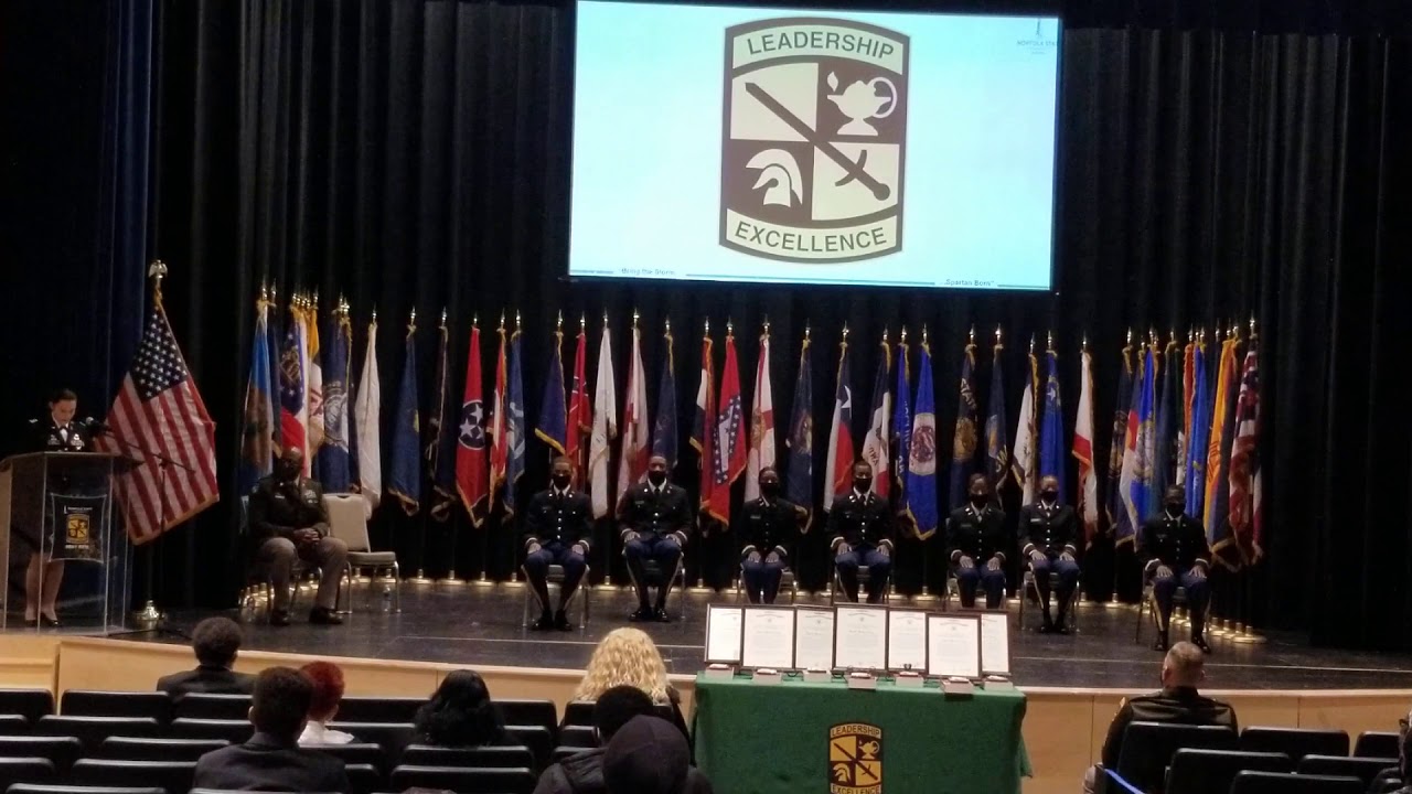 Norfolk State University Army ROTC Fall Commissioning Ceremony. - YouTube