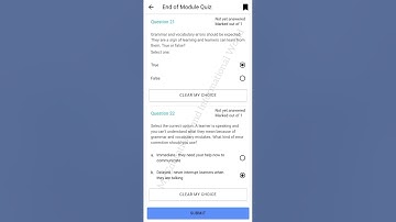 End Of Module Quiz | Module 3 | My Educational and Informational World | #qaed #module3
