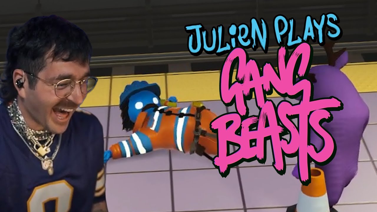 we played gang beasts and it was hilarious