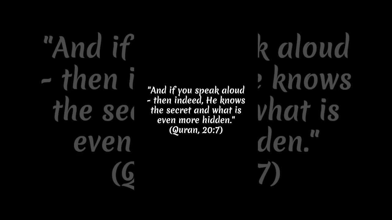 The One Who Knows All Secrets | A Reflection on Allah’s Omniscience | Powerful Reminder