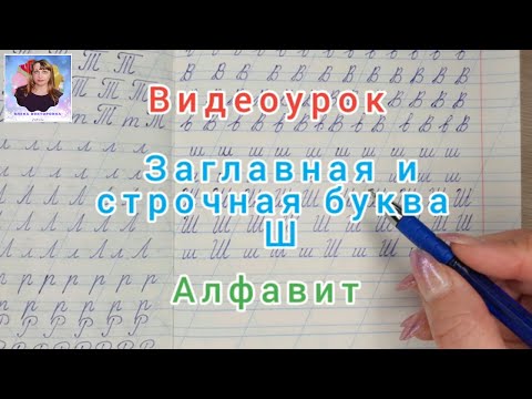 Учимся писать строчную и заглавную букву Ш