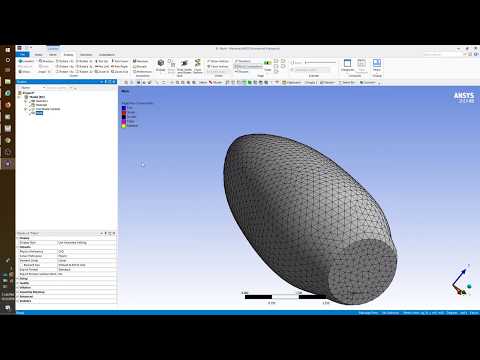 STL file simplified and meshed