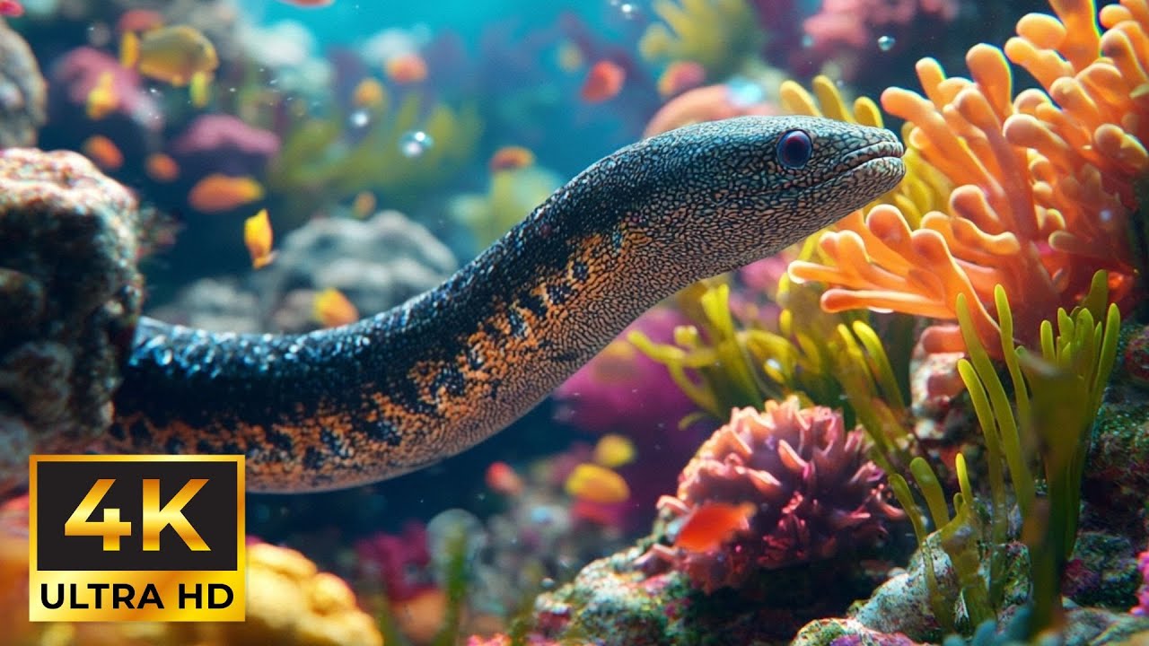 Coral Garden of Dreams: Explore the Beauty Below LIVE 4K