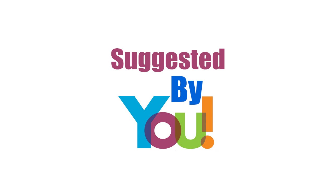 Suggested By You Community Driven Youtube Channel Intro