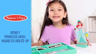 Melissa & Doug Disney Princess Ariel Wooden Magnetic Dress-Up