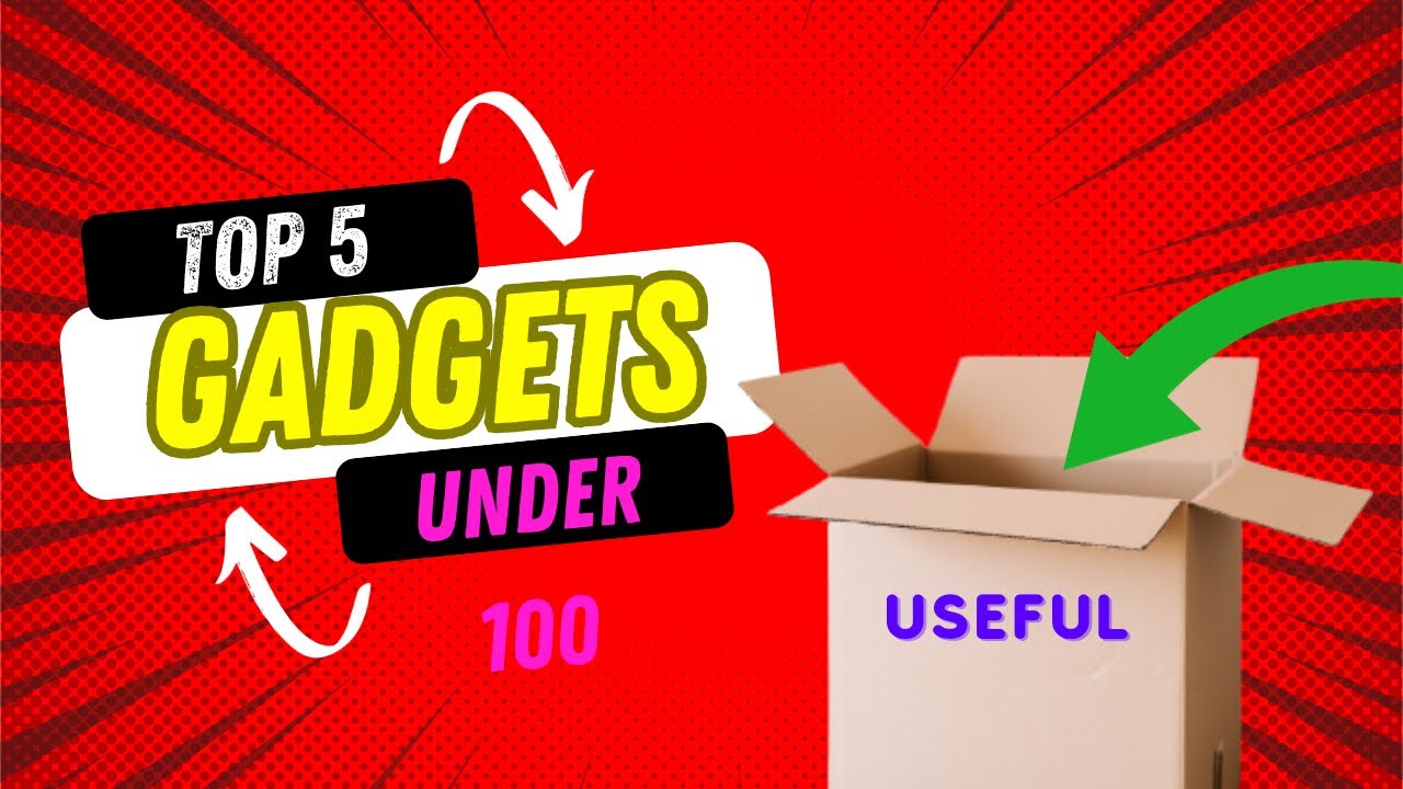 TOP 5 AMAZON GADGETS UNDER 100 🔥BEST TECH GADGETS UNDER 100
