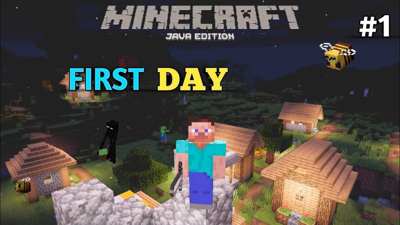 I FOUND A RAREST VILLAGE | MINECRAFT DAY 1 GAMEPLAY #1 - YouTube