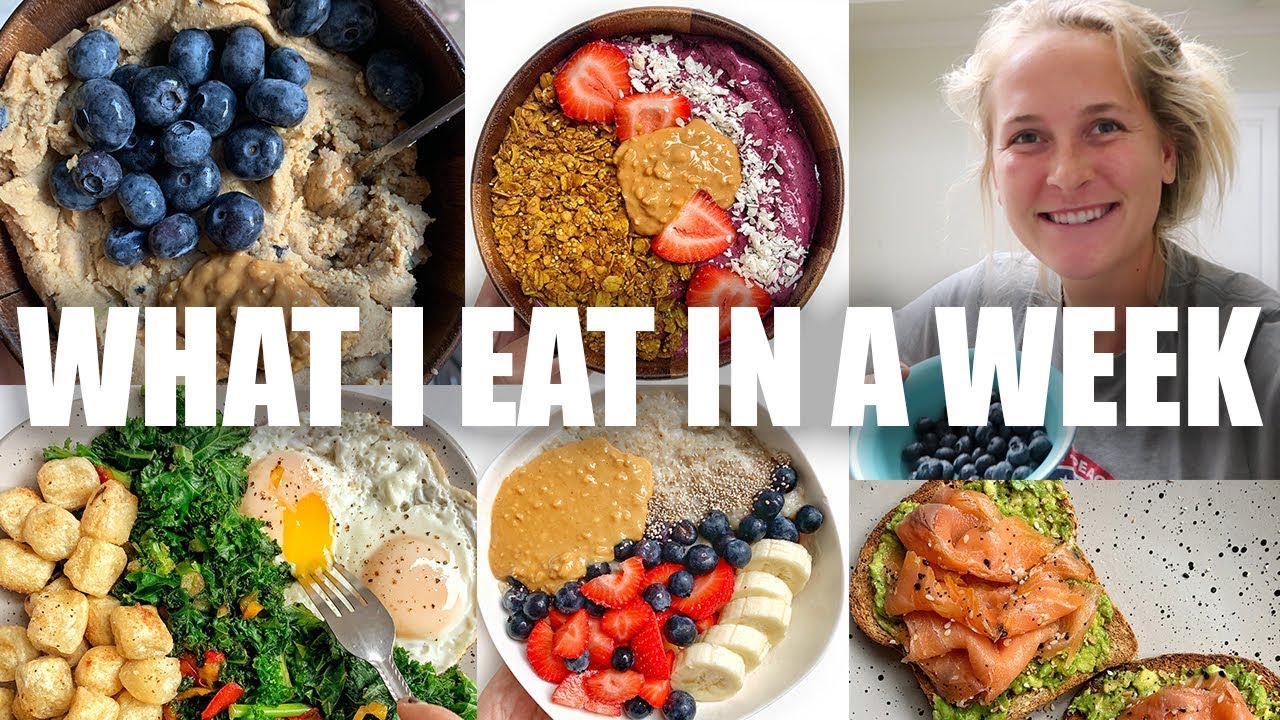 WHAT I EAT IN A WEEK MARATHON TRAINING 3 YouTube