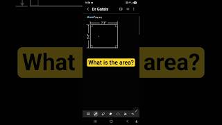 Find the #area of the #rectangle in #square #inches #without a #calculator