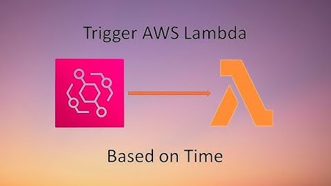 AWS Lambda function triggered by an EventBridge event.