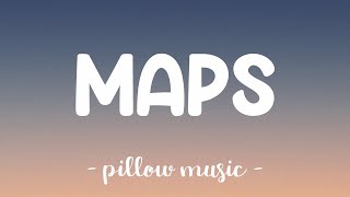 Video thumbnail of "Maps - Maroon 5 (Lyrics) 🎵"