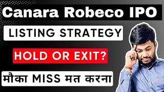 Canara Robeco IPO Listing Strategy | C