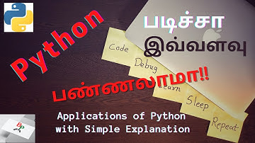 Applications of Python Language| Where we Use Python in Tamil-Python Series Part 2