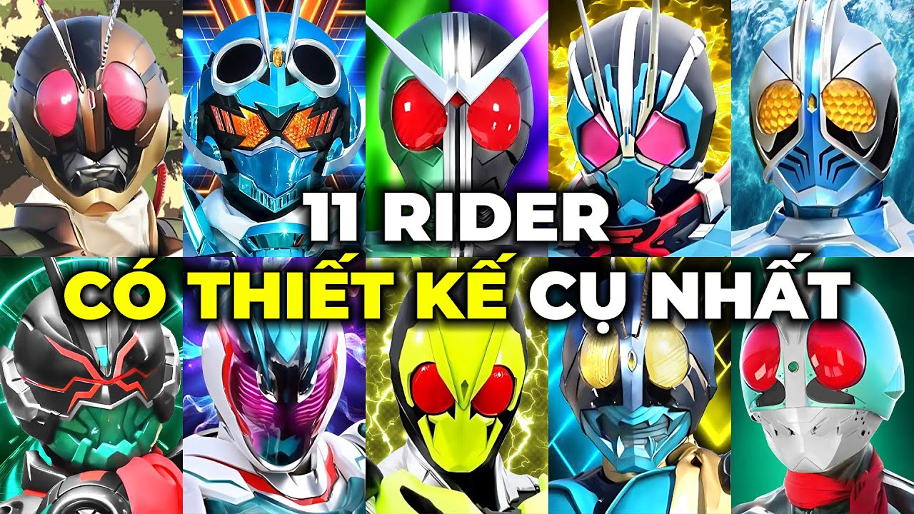 11 Rider Dựa Trên Thiết Kế Của Cụ Nhất