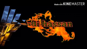 How to edit your name in fire animation// with kinemaster ||M.K. Technical