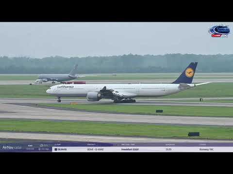 RARE A340-600! Lufthansa Heavy Arrival at Washington Dulles (IAD)