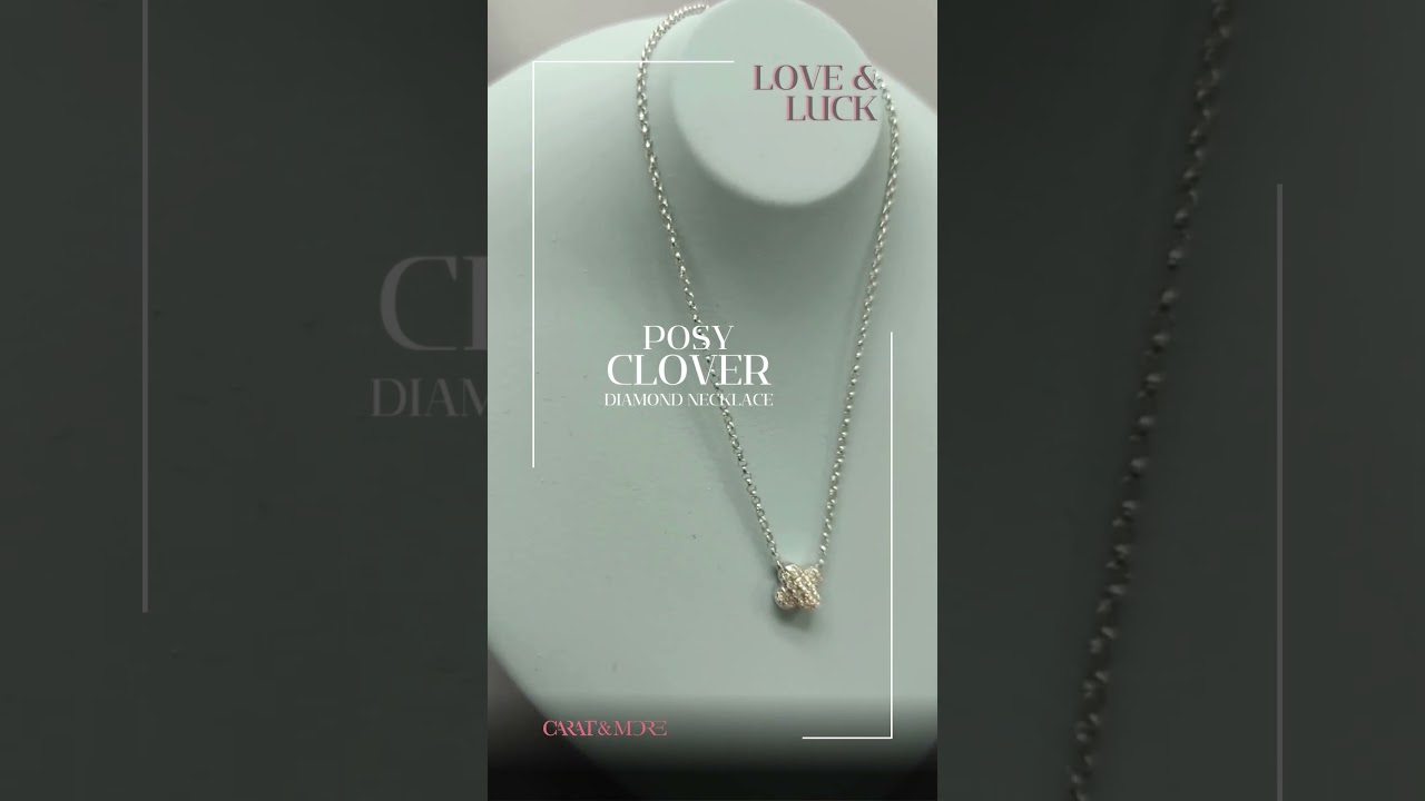 POSY Clover Diamond Necklace