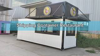 19ft shipping container restaurant