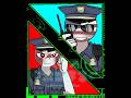 【country human】 PARTNERS IN LAW || meme || 警察と泥棒 || 🇺🇸🇨🇦🇮🇹🇪🇸 #カンヒュ #countryhumans