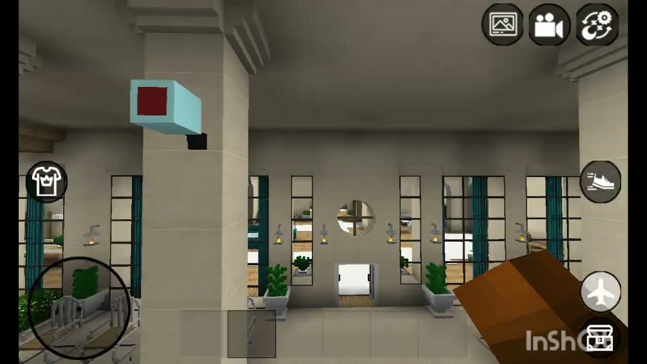 Mini block craft security camera