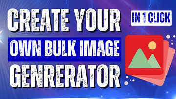 Create Your Own Bulk Image Genrerator in just a single click Without a single line of code