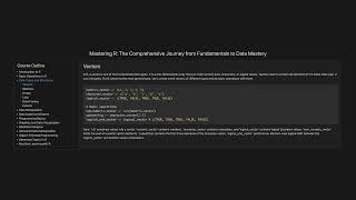 Mastering R: The Comprehensive Journey from Fundamentals to Data Mastery | Part 1/2
