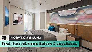 Norwegian Luna Family Suite with Large Balcony Tour Review 4K 2026