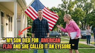 HOA Karen Destroyed My Military Son’s Memorial Flag — Then His Military Unit Came Back