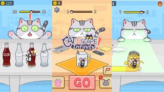 Cat 😺 Escape Infinity Gameplay Walkthrough | level 1 - 10 Non-stop cat chase! screenshot 5