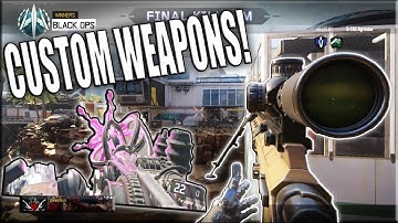 THE WEIRDEST BO3 TRICKSHOT EVER?! (BO3 CUSTOM WEAPONS!)