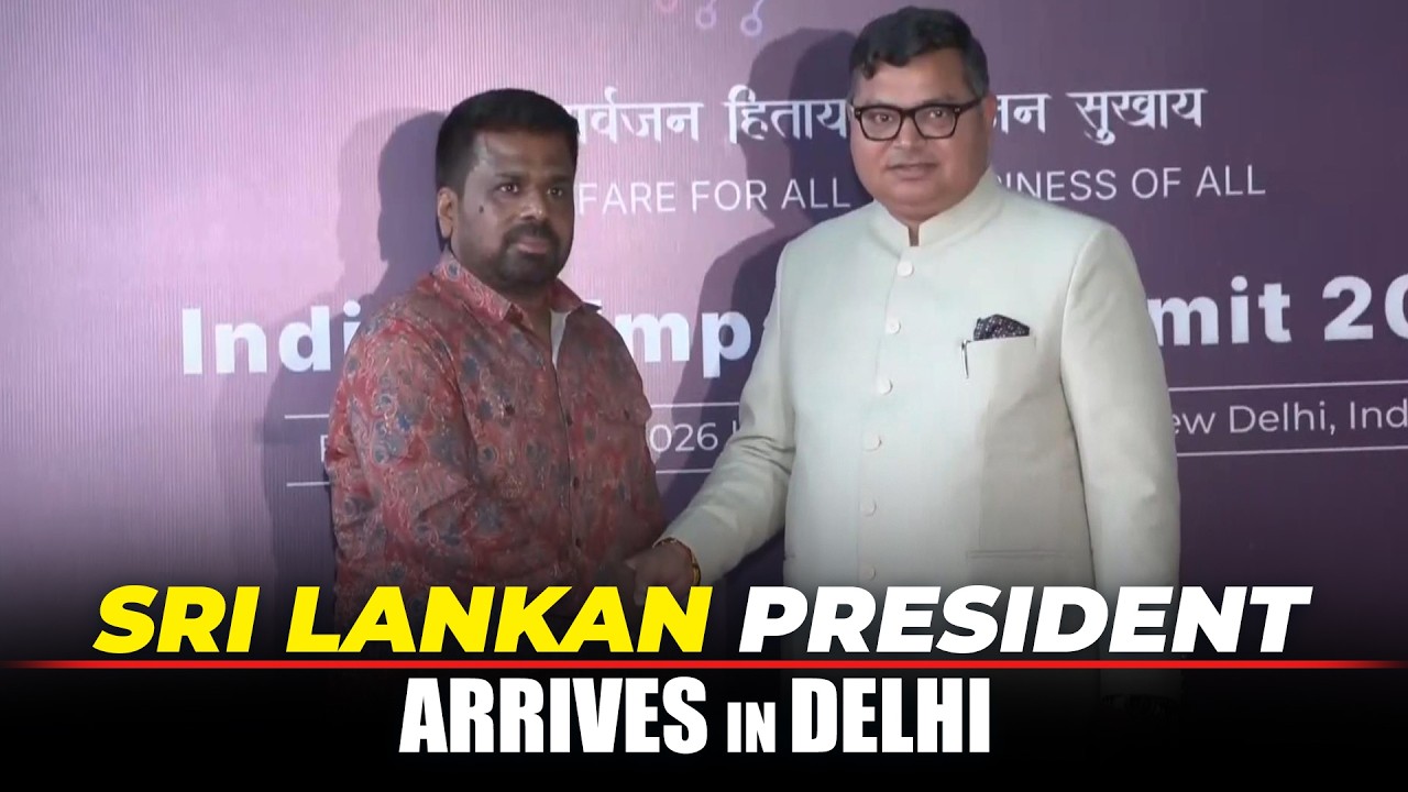 LIVE: Sri Lankan President Dissanayake arrives in New Delhi to participate in India-AI Impact Summit