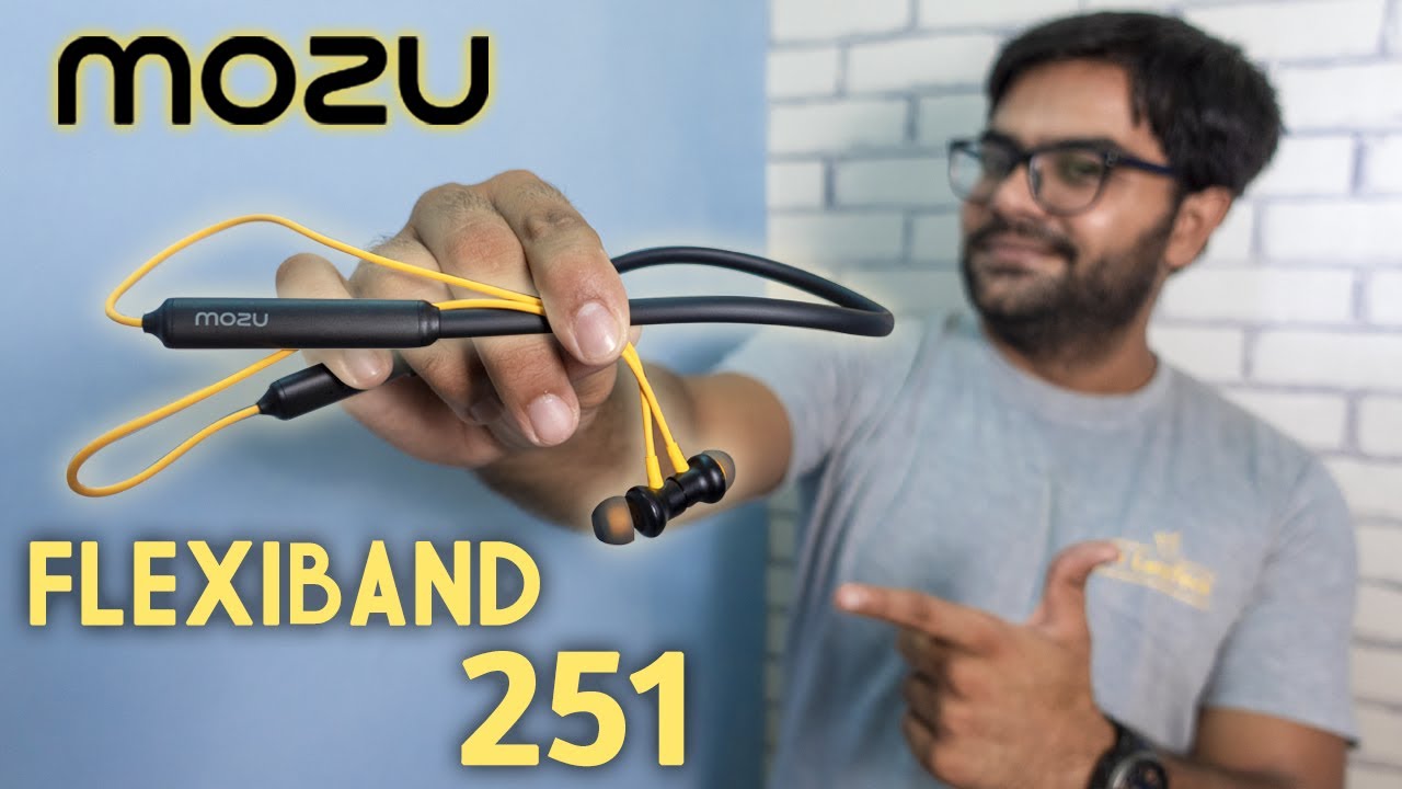 Best Wireless Earphones Under 1500 🤔🤔 Mozu Flexiband 251 Wireless