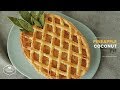 파인애플🍍 코코넛 파이 만들기 : Pineapple Coconut Pie Recipe : パイナップルココナッツパイ | Cooking tree