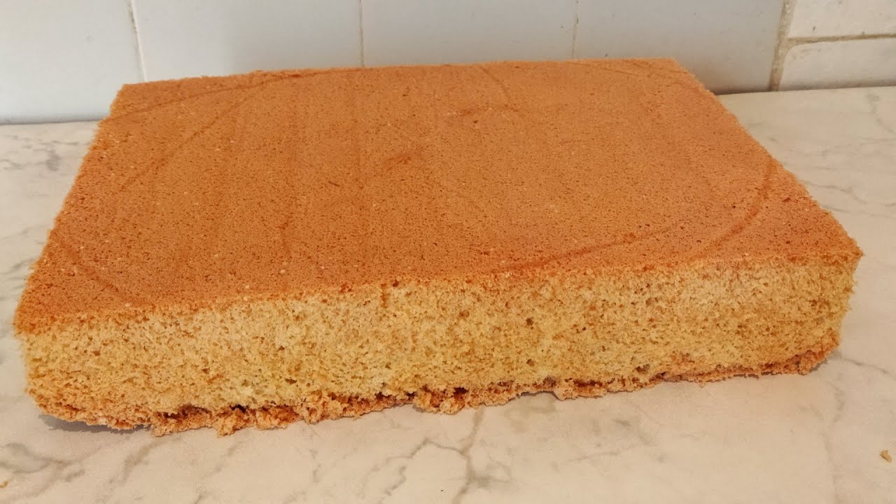Kvadrat Biskivit Hazırlanması / Qabarıq Biskivitin Resepti / Yumşaq Biskivit / Tort Biskiviti