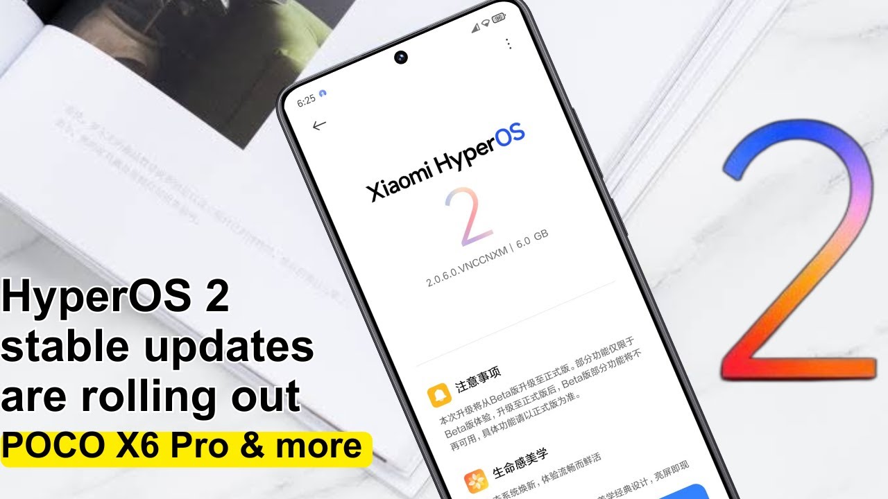Stable HyperOS 2 updates for POCO X6 Pro | Redmi K70 Series 😍 - YouTube