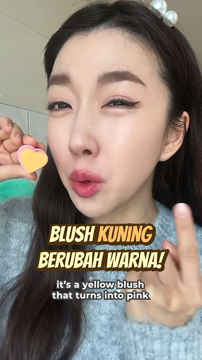TRY THE COLOR CHANGING YELLOW BLUSH!