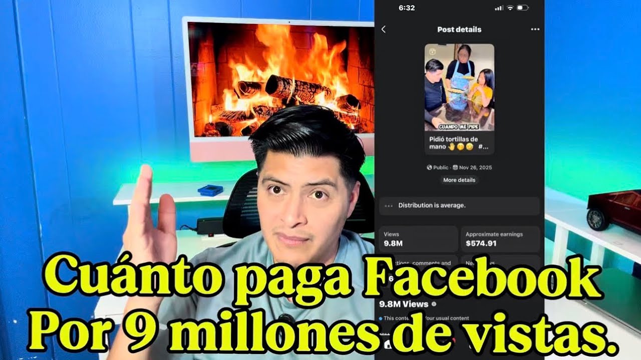 Cuánto paga Facebook por 9 millones de vistas? Mira el video y aprende. 
